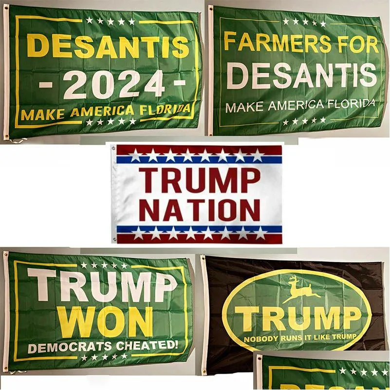 Custom 3*5 FT Trump Campaign Banner Flag 2024 Bring Back for Presidential Election Flags