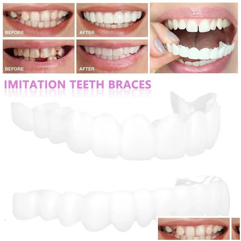 Other Oral Hygiene False Dental Braces Tooth Cover Simulation Chewing Braces Dental Beauty Correction Shaping Universal Dental Defect Repair Braces