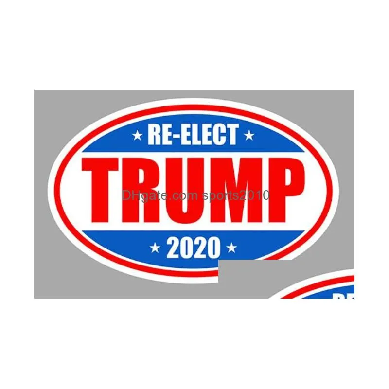 Car Stickers 8 Types Trump Reflective America President General Election Vehicle Paster Decal Decoration Bumper Wall Drop Delivery Aut Dh08Y