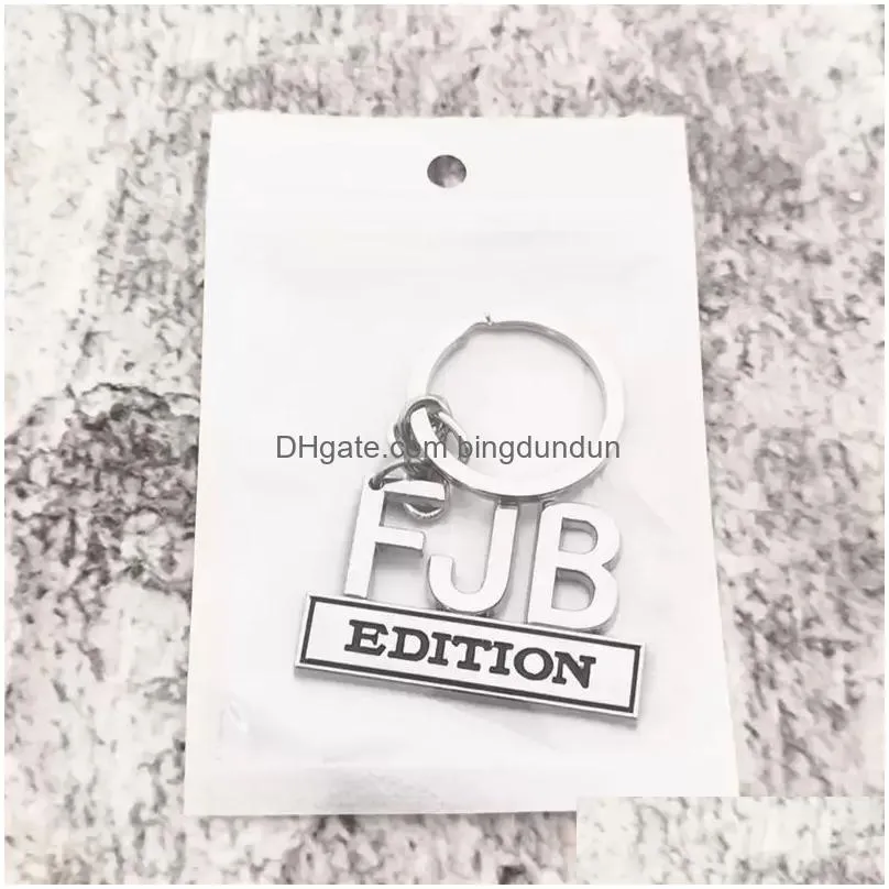 party decoration fjb edition keychains for men women kids funs gift pendants keychain party favor