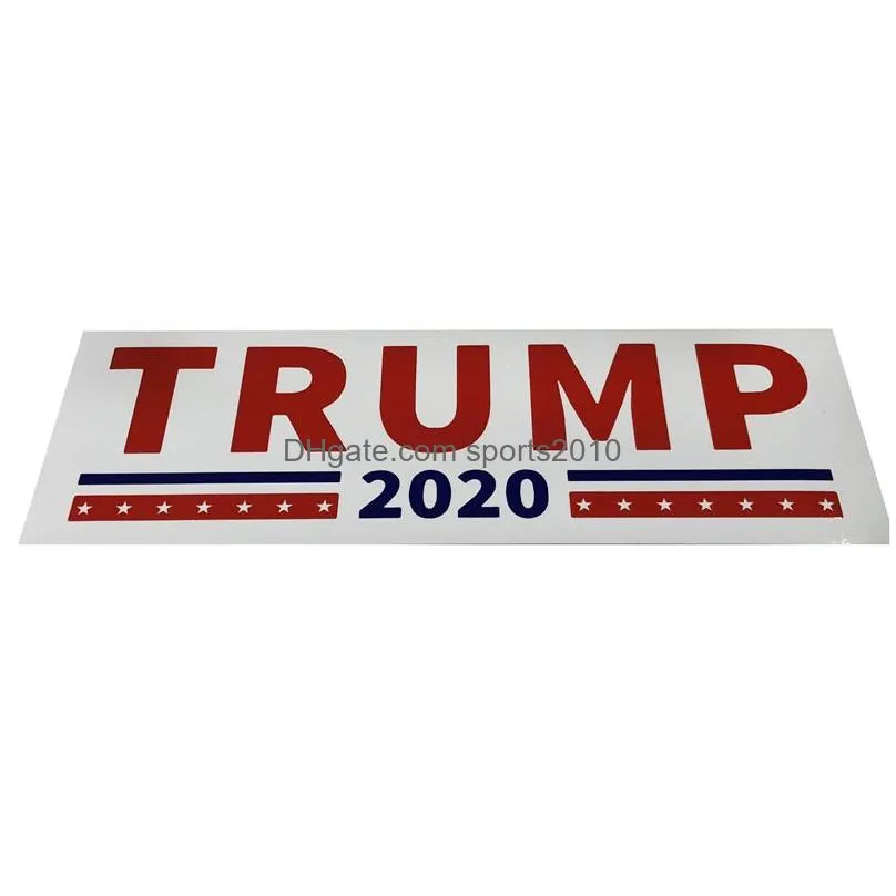 Car Stickers New Styles Donald Trump 7.6X22.9Cm Bumper Sticker Keep Make America Great Decal For Styling Vehicle Drop Delivery Automob Dhhbu