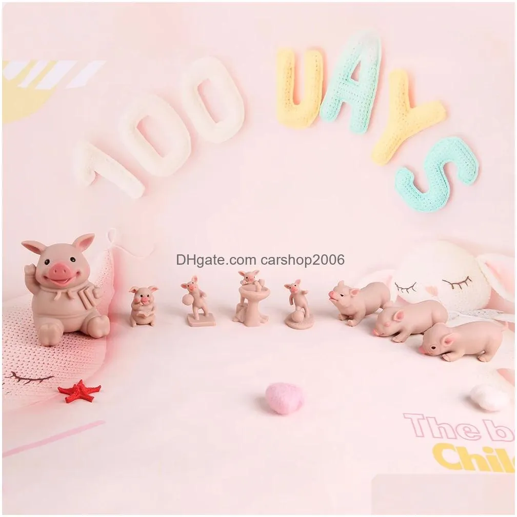 ivita 100% silicone reborn piglet dolls soft realistic art mini toys for children christmas doll gift