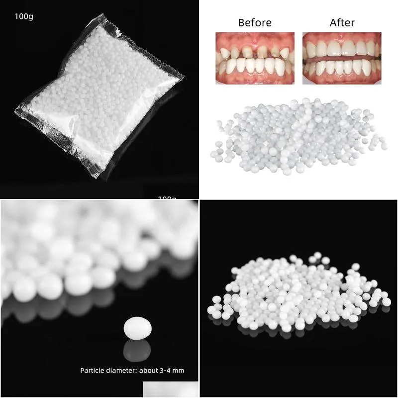 100g Falseteeth Solid Glue Teeth Whitening Denture Adhesive Tooth Repair Set Teeth And Gap Dentist Resin Temporary