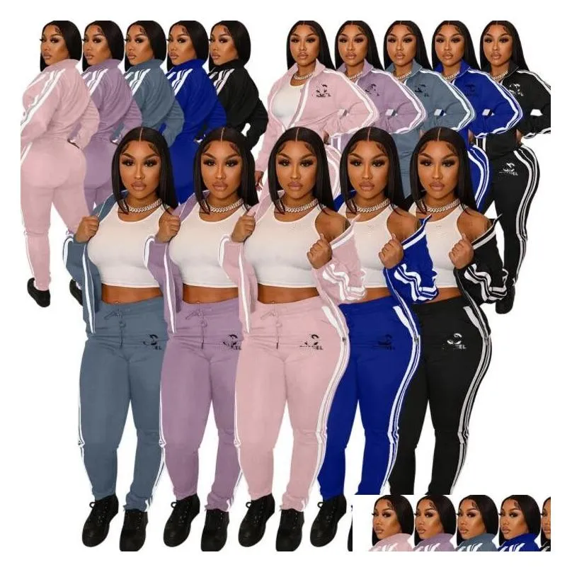 Women`S Tracksuits Y Club Party Hollow Out See Through 2 Piece Pant Matching Set Women Turtleneck Shirt Tops Leggings Skinny Outfit F Dh5Zt