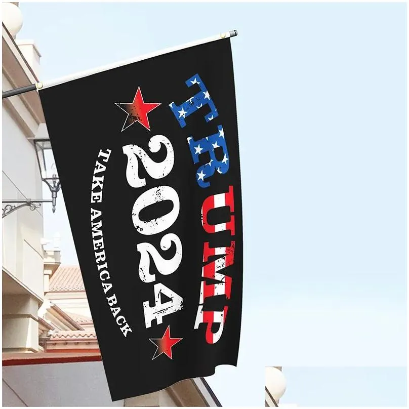 Trump Campaign 90x150cm Flags Banner 2024 U.S. Presidential Take America Back Election Flag 0303