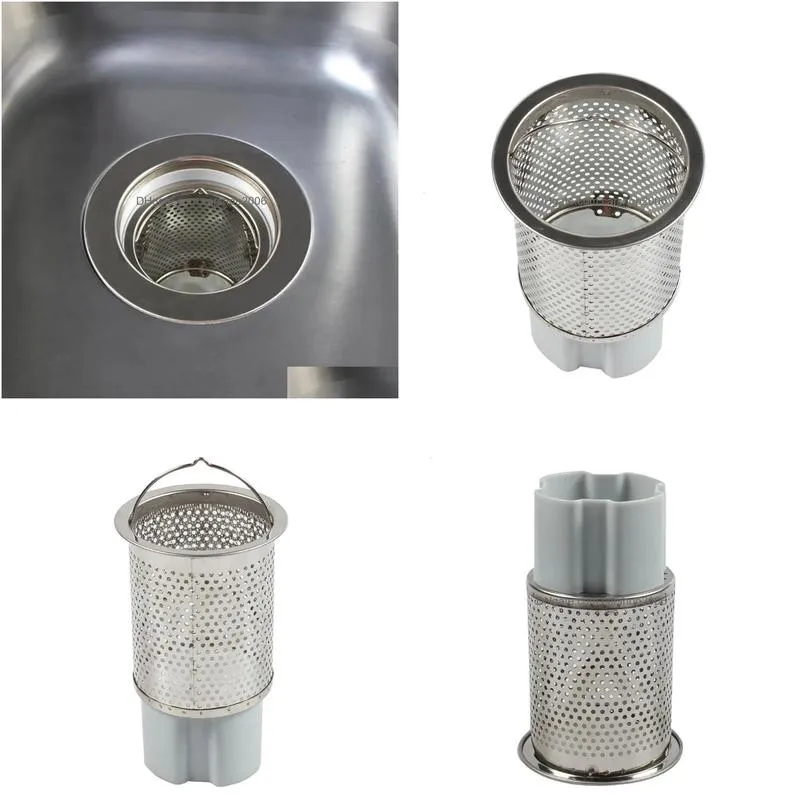 drains talea stainless steel sink basin inner basket sink strainer plug drain net sewer filter disposer sink accessories qs392c001