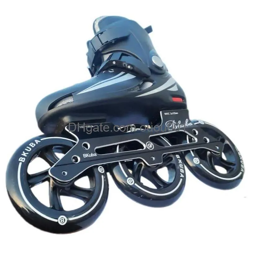 Ice Skates Inline 125Mm Wheels Skating Rollers Shoes Skate Speed Professional Slalom Beginner Men Women Sneakers L221014 Drop Deliver Dh1O3