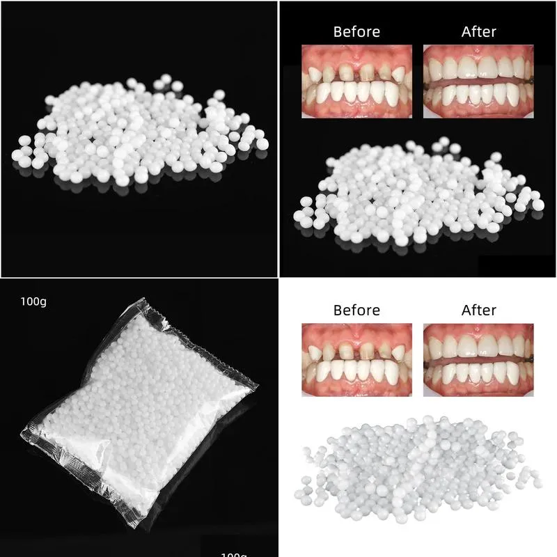 100g Falseteeth Solid Glue Teeth Whitening Denture Adhesive Tooth Repair Set Teeth And Gap Dentist Resin Temporary