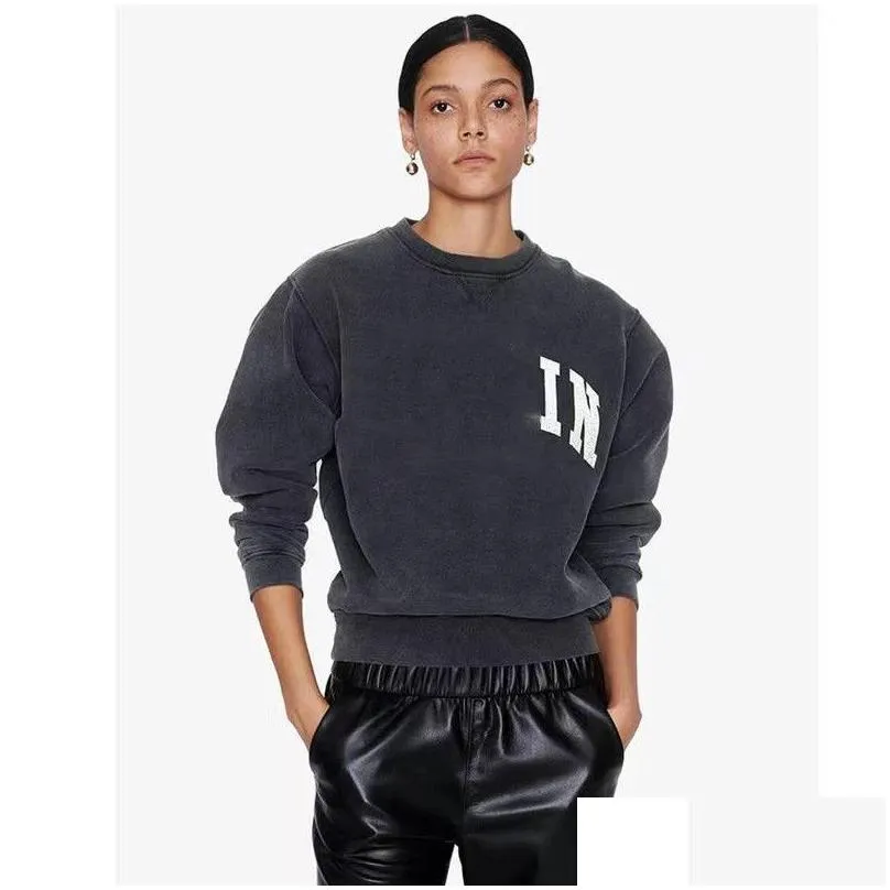 womens designer hoodies sweatshirts pullover embroidery hoodie jumper Letter Loose Hip hop women clothing XS-L