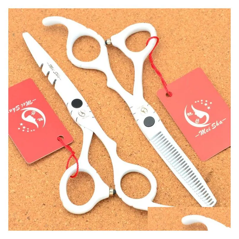 5.5Inch 6.0Inch Meisha Professional Salon Hair Cutting Scissors JP440C Barber Scissors Sharp Hair Shears with Hairdresser Bag, HA0189