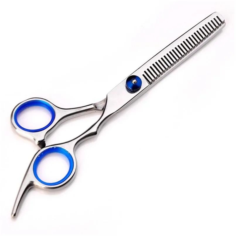 Hairdressing Scissors 6 Inch Hair Scissors Professional Barber Scissors Cutting Thinning Styling Tool Hairdressing Shear 50 pcs free