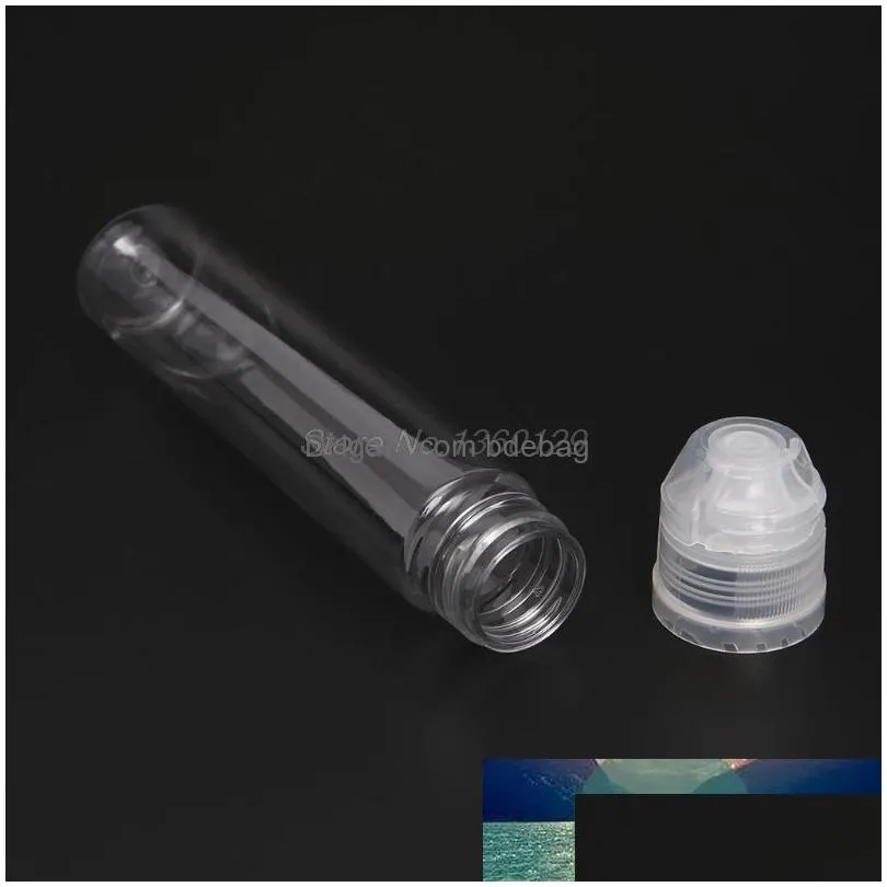 1pc plastic squeeze bottle for honey salad sauce ketchup kitchen condiment dispenser random color