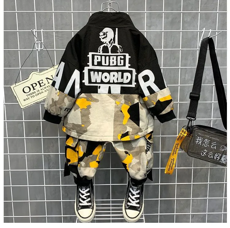 Clothing Sets 2023 Autumn Baby Clothes Children teen Boys Sport Letters jacket Pants 2Pcs sets Active Kids outfit 2 12 years 230925