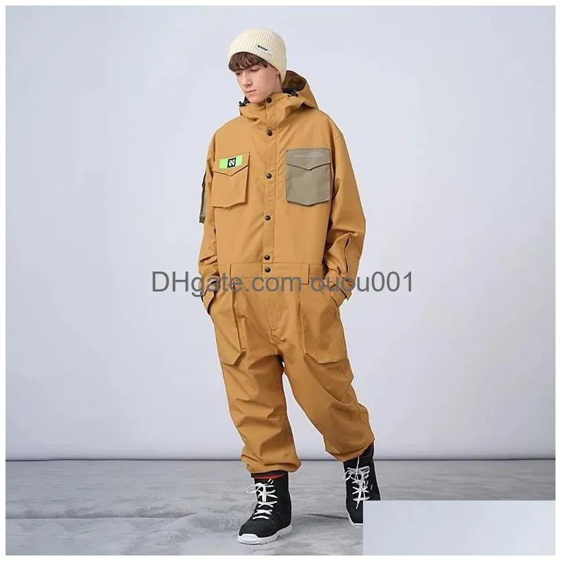 Skiing Suits Ski Suit Waterproof Wearresistant And Warm Pants Equipment 231130 Drop Delivery Dhqzv