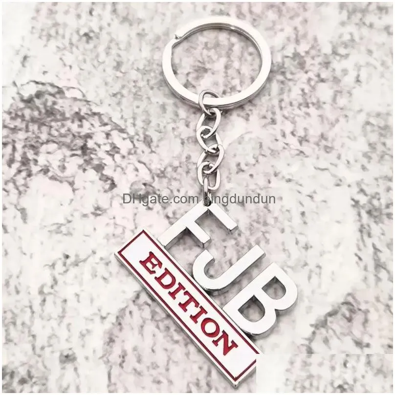 party decoration fjb edition keychains for men women kids funs gift pendants keychain party favor