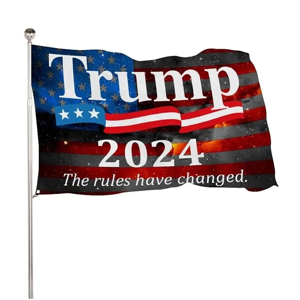 Trump Election 2024 Keep Flags America Hanging Great Banners Digital Print Donald Trump Flag Biden HH21-56