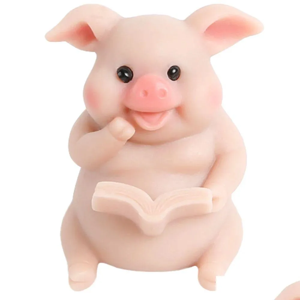 ivita 100% silicone reborn piglet dolls soft realistic art mini toys for children christmas doll gift