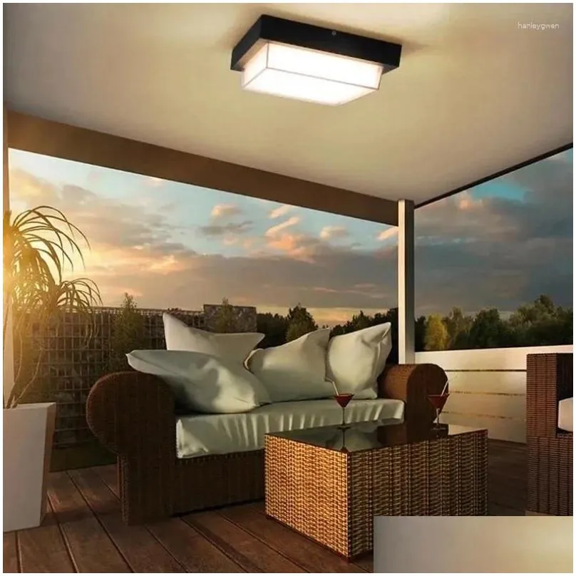 Ceiling Lights Outdoor LED Aisle Modern Style Waterproof Light Corridor Balcony Home Decor Lighting AC85-265V