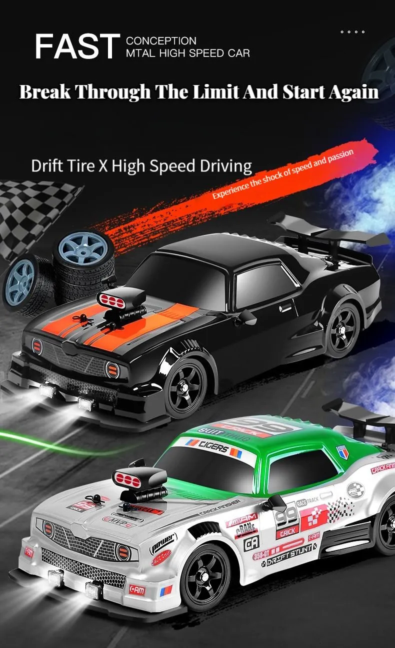 ElectricRC Car AE86 1 16 Racing Drift CAR with Remote Control Toys RC Car Drift HighSpeed Race Spray 4WD 2.4G Electric Sports Vehicle Gifts