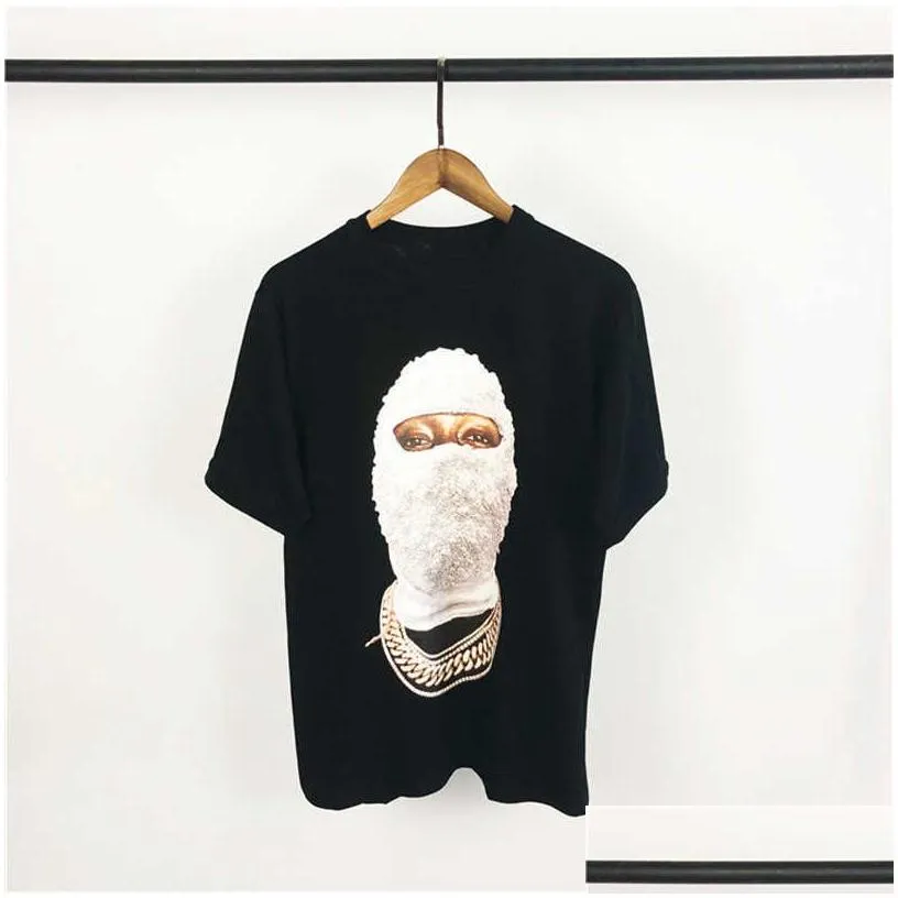 Men`S T-Shirts Mens 2022Ss Ih Nom Uh Nit Mask T-Shirt Men Women High Quality Pearl Man Graphic Tee Cotton Tops Summer Short Sleeve Dro Dh3F6