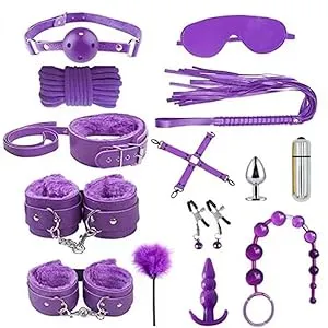 Bondage Restraints Kits Fetish Bed Restraints Set for Beginners SM Adult Games Cuffs Gag Blindfold 