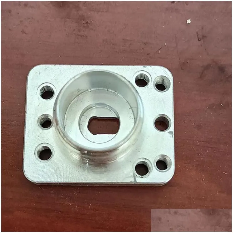 Small Processing Machinery Parts Hinery Partsfactory Direct Sales Precision Manufacturing Aluminum Square Connection Sleeve Drop De Dhhcb