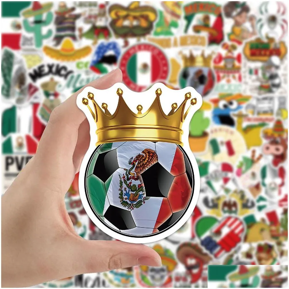 Car Stickers 120Pcs Mexican  Skl Iti For Diy Laptop Skateboard Motorcycle Decals Drop Delivery Mobiles Motorcycles Exterior Ac Dht9E