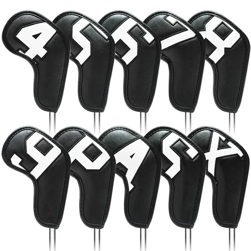Other Golf Products Golf iron head cover Iron head cover Wedge cover 4-9 ASPX 10pcs Very good quality Golf equipment 231113