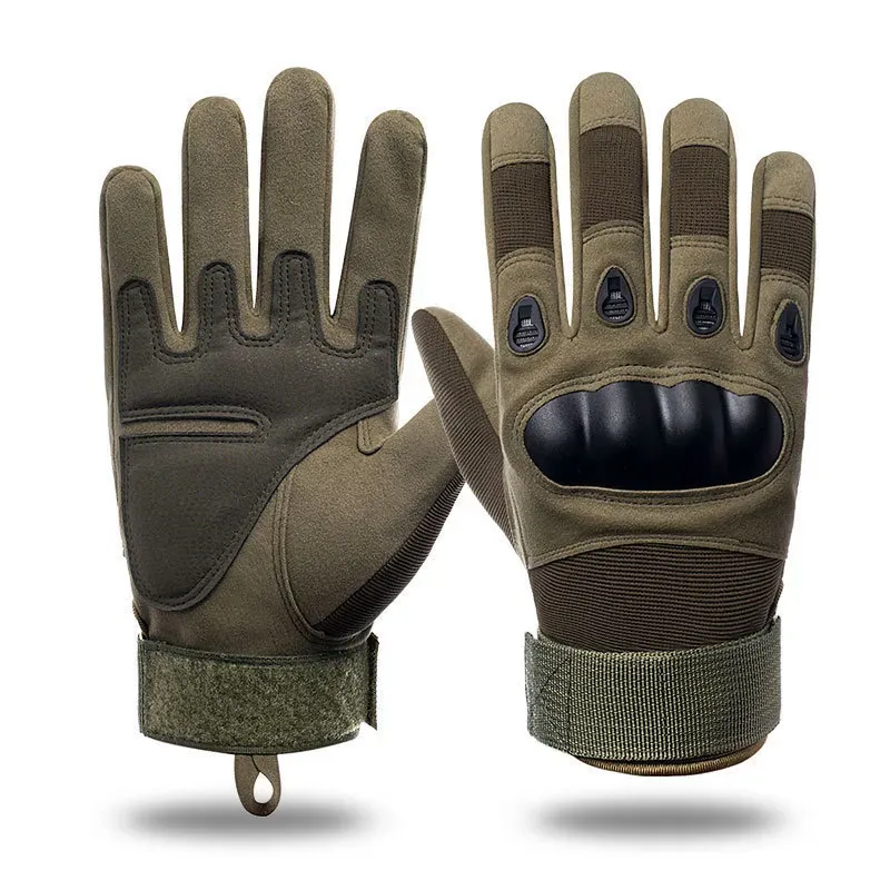 Sports Gloves Summer Motorcycle Gloves Outdoor Military Sports Shooting Tactical Gloves Hunting Airsoft Full Finger Anti-Skid Cycling Gloves