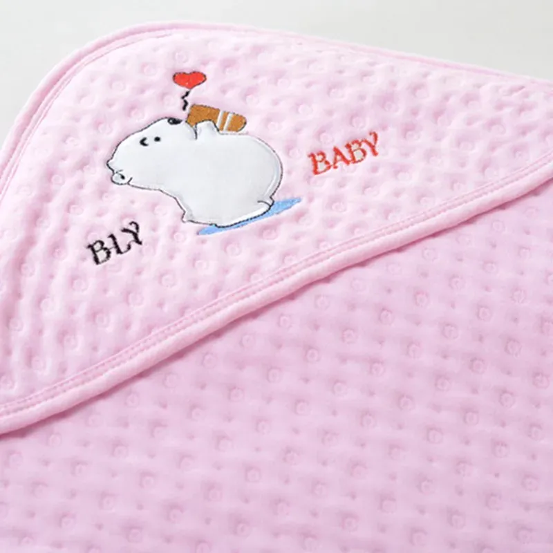 MOTOHOOD Blankets Super Soft Stroller Wrap Infant Swaddle Kids Stuff For Monthly Toddler Bedding Sleeping Bag (2)