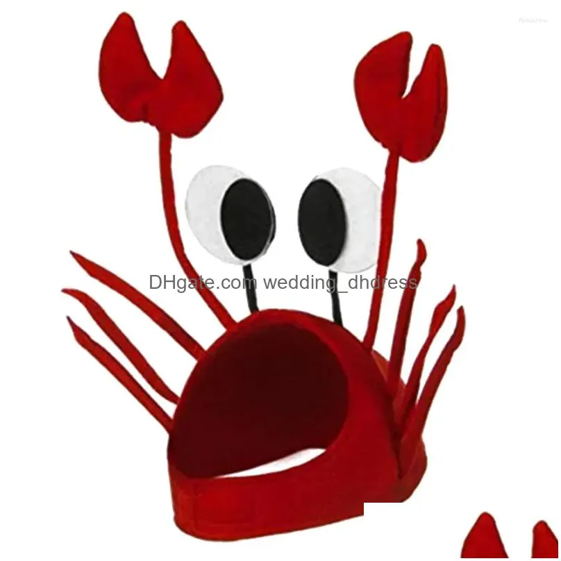 party supplies costume crab hat school kindergarten celebration prop dressing decor headgear ornament holiday props headwear