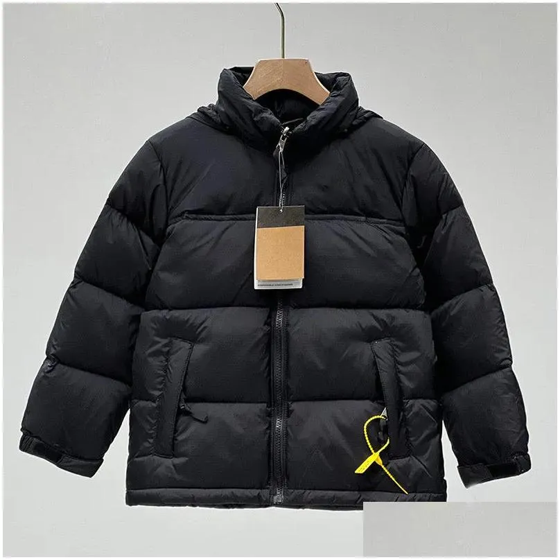 2023 Kids Coat hildren NF Down north designer face winter Jacket boys girls youth outdoor Warm Parka Black Puffer Jackets Letter Print Clothing