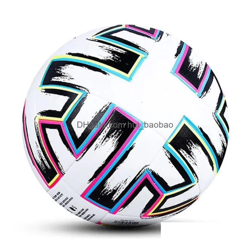 balls high quality soccer ball professional size 5 pu material seamless football goal team training match sport games futbol 231006