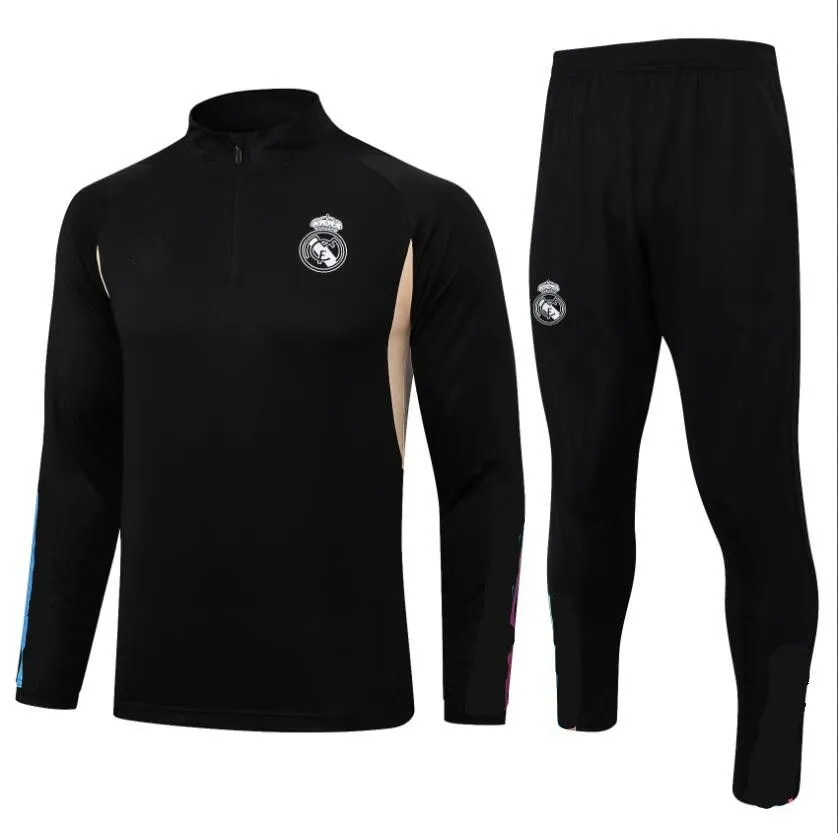 23 24real madridS Adult Kids Soccer running clothes BENZEMA Jacket Sports MODRIC Training Tracksuit,DE BRUYNE Hoodie windbreaker championcup