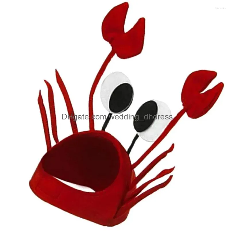 party supplies costume crab hat school kindergarten celebration prop dressing decor headgear ornament holiday props headwear