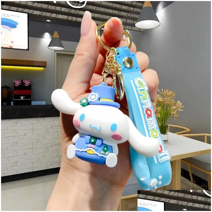 Plush Keychains New Style Cute Melo Tikkomi Kt Keychain Pendant Figure Cartoon Car Key Chain Accessory Bag Small Gift Drop Delivery To Dh4C8