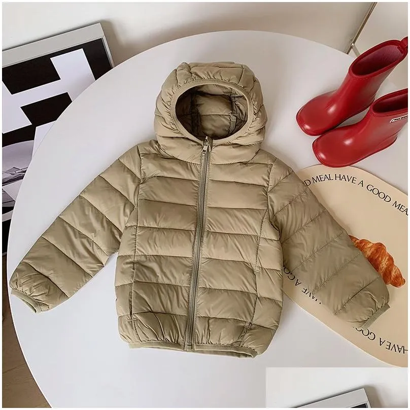 baby girls Kids Jackets down Coats toddler Winter Jackets Boys Girls infant white Warm Outwear Children Classic Fashion Coats 0-3 years