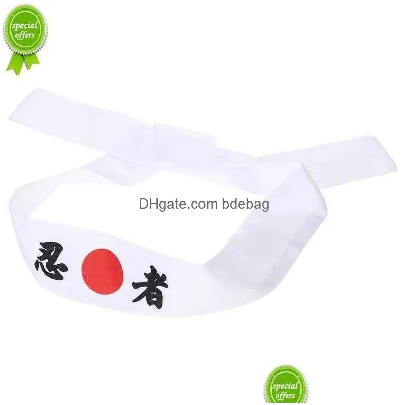  1pcs japanese headband hairband sushi chef costume headwear kitchen cooking sports cosplay