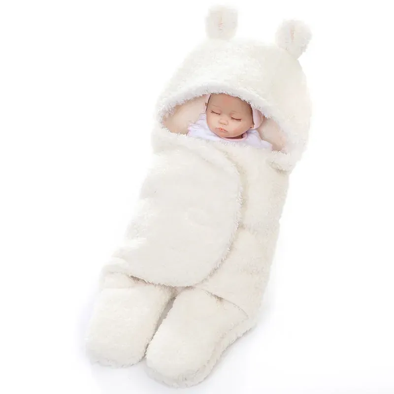 MOTOHOOD Winter Baby Boys Girls Blanket Wrap Double Layer For Newborns Baby Bedding Blanket Winter Infant Quilt (14)