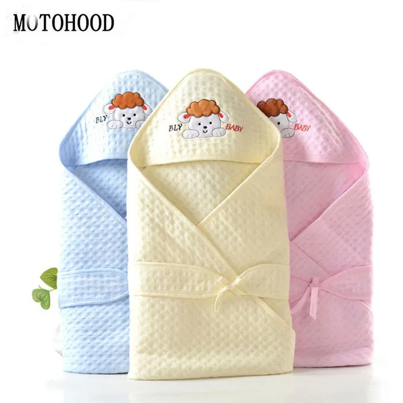 MOTOHOOD Blankets Super Soft Stroller Wrap Infant Swaddle Kids Stuff For Monthly Toddler Bedding Sleeping Bag (9)
