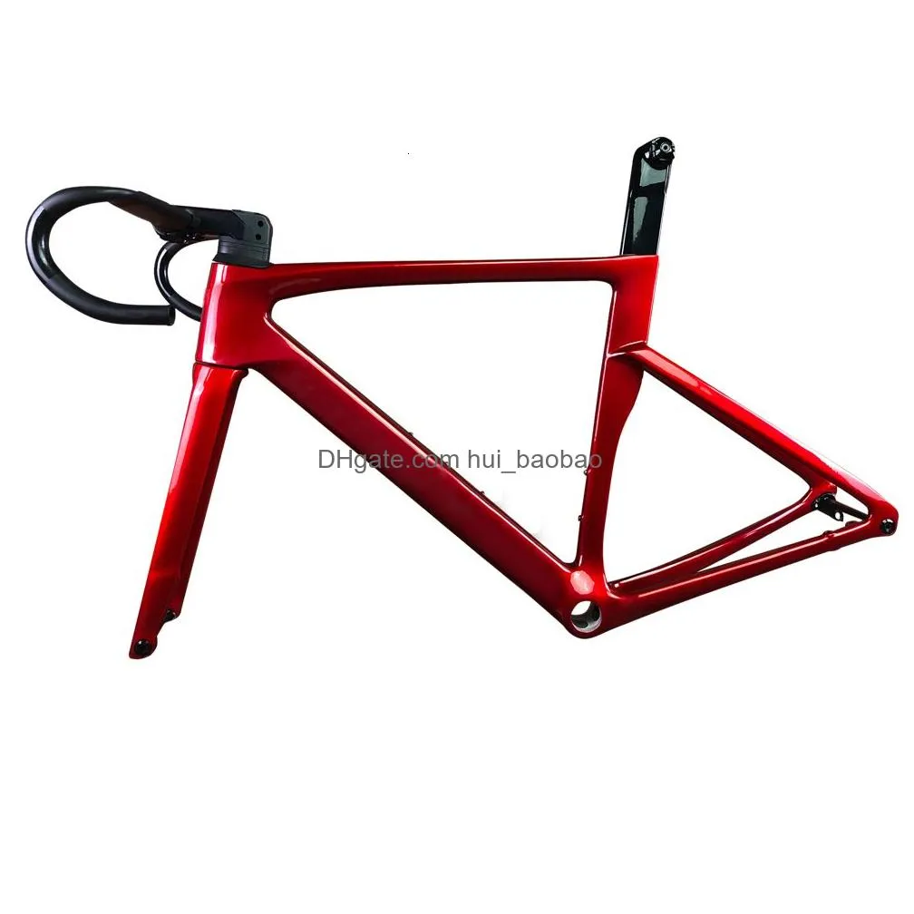 Car Truck Racks Top Design Road Carbon Bike Bicycle Frame Handlebar Stem Mechanical Di2 Bb30 Disc Racing Framest 230617 Drop Delive Dhriw