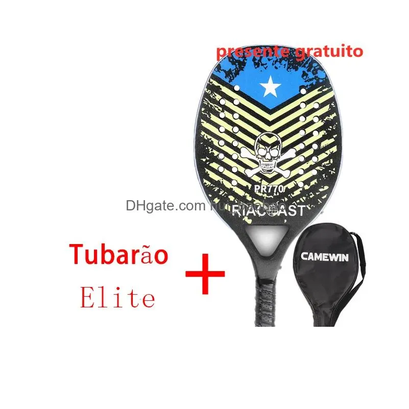 tennis rackets racket beach ev surface outdoor sports men and women raquete carbono with protective bag 230603