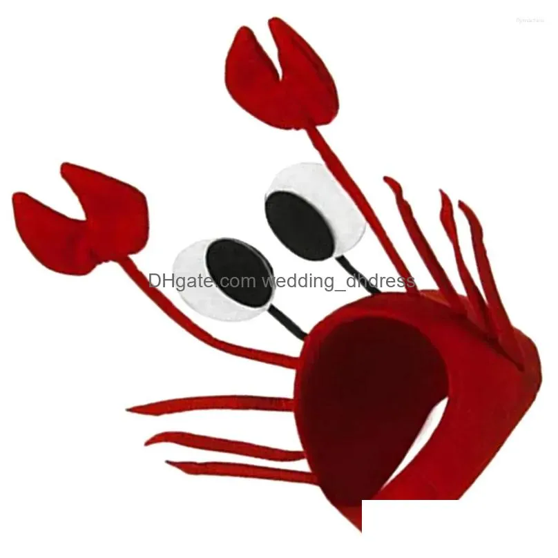 party supplies costume crab hat school kindergarten celebration prop dressing decor headgear ornament holiday props headwear