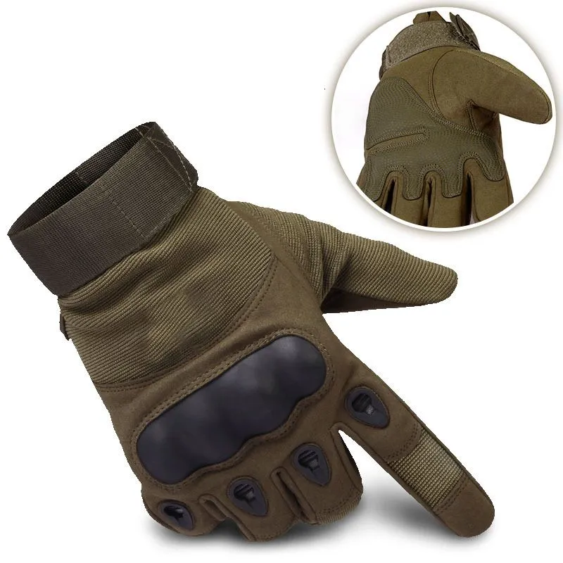 Sports Gloves Summer Motorcycle Gloves Outdoor Military Sports Shooting Tactical Gloves Hunting Airsoft Full Finger Anti-Skid Cycling Gloves
