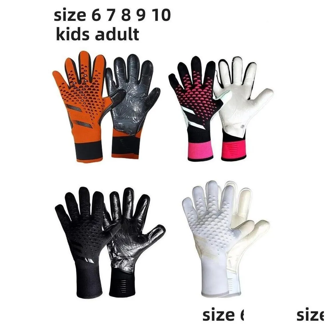 Sports Gloves New Goalkeeper Professional Mens Football Adt Childrens Thickened Drop Delivery Outdoors Athletic Outdoor Dhxvg