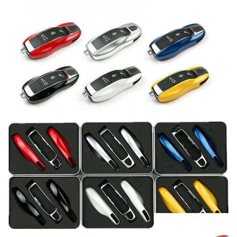 Car Key For Porsche Boxster Cayman Panamera Less Er Shell Accessories Protective Case With Remote Control 0919 Drop Delivery Mobiles Dhwud