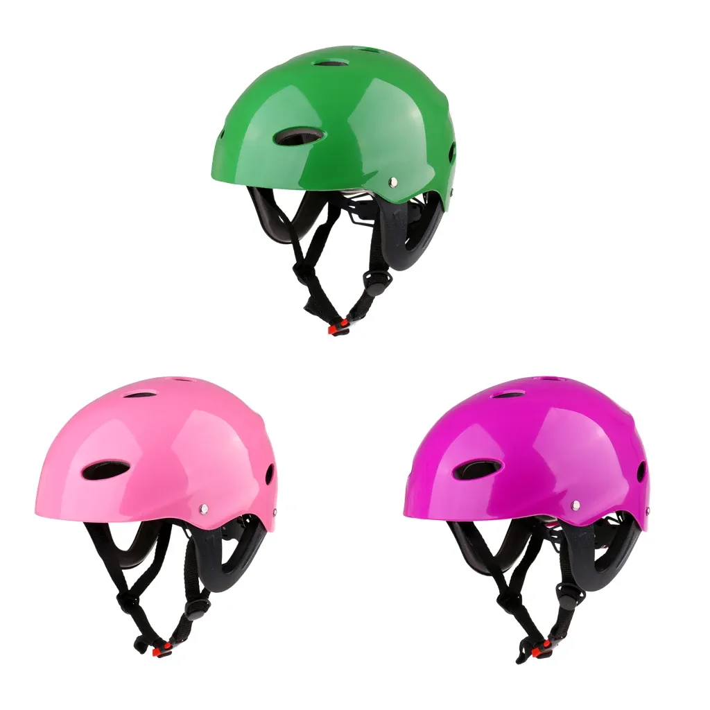 Professional Water Sports Helmet Outdoor Wakeboard Kayak Canoe Safety Helmet Premium Hard Protection with Ear Protector