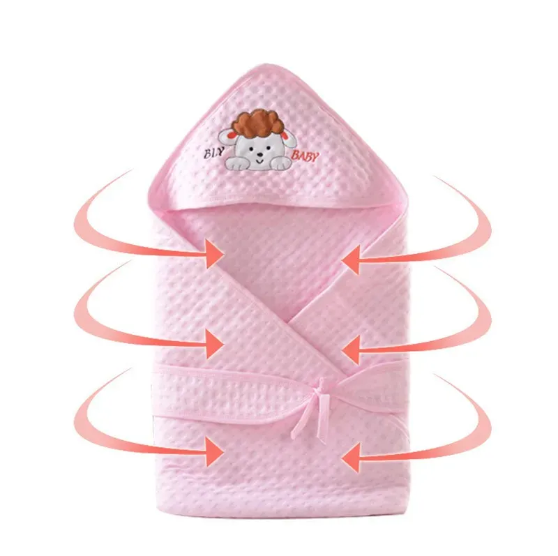 MOTOHOOD Blankets Super Soft Stroller Wrap Infant Swaddle Kids Stuff For Monthly Toddler Bedding Sleeping Bag (3)