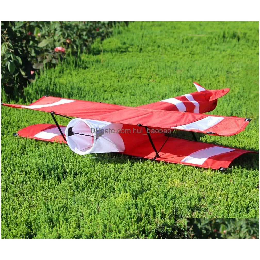 high quality 3d single line red plane kite sports beach with handle and string easy to fly factory outlet 240127