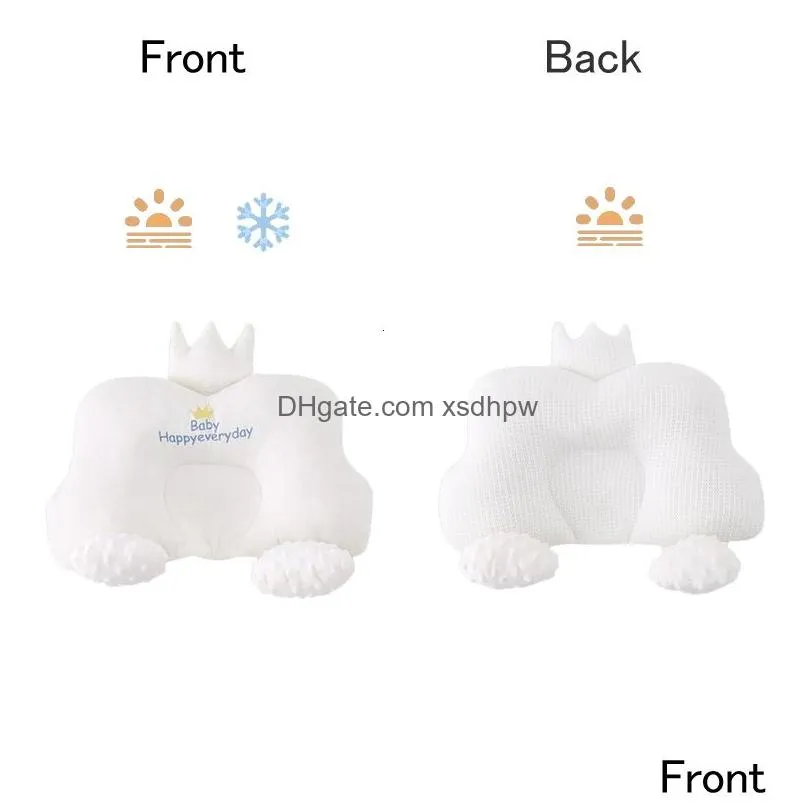 pillows baby shaping pillows born cartoon soothing pillow infant side sleeping backrest support cushion crib bed 230309